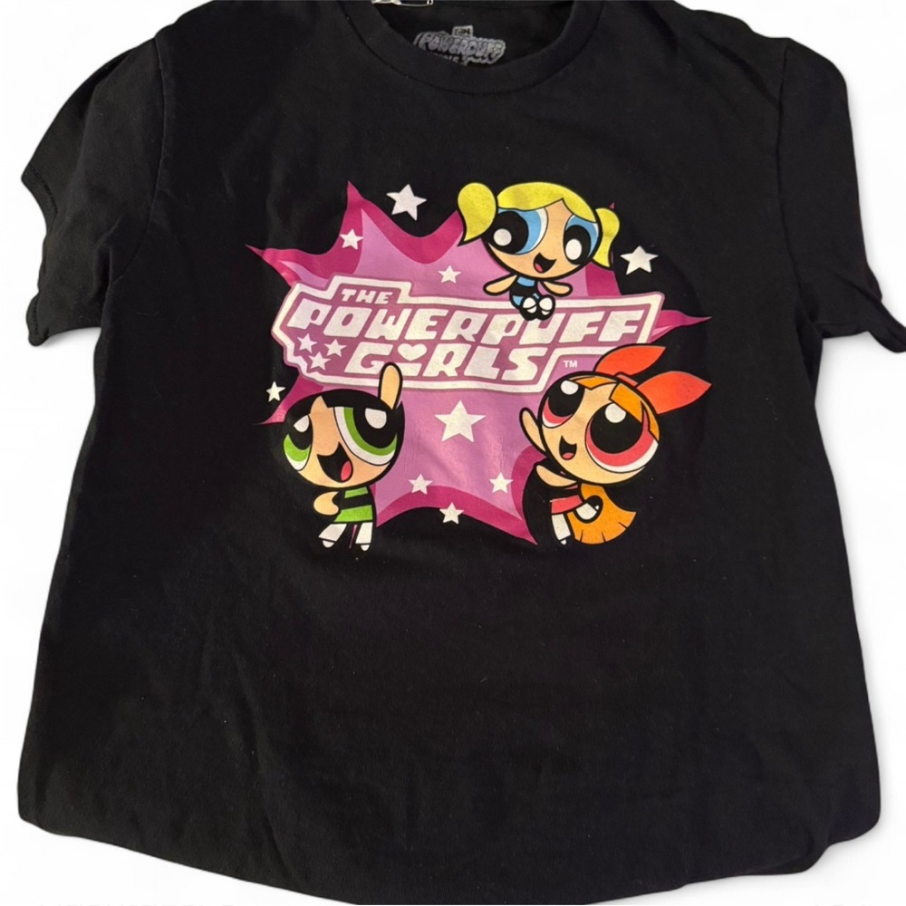 The Powerpuff Girls Black Kids T-Shirt
